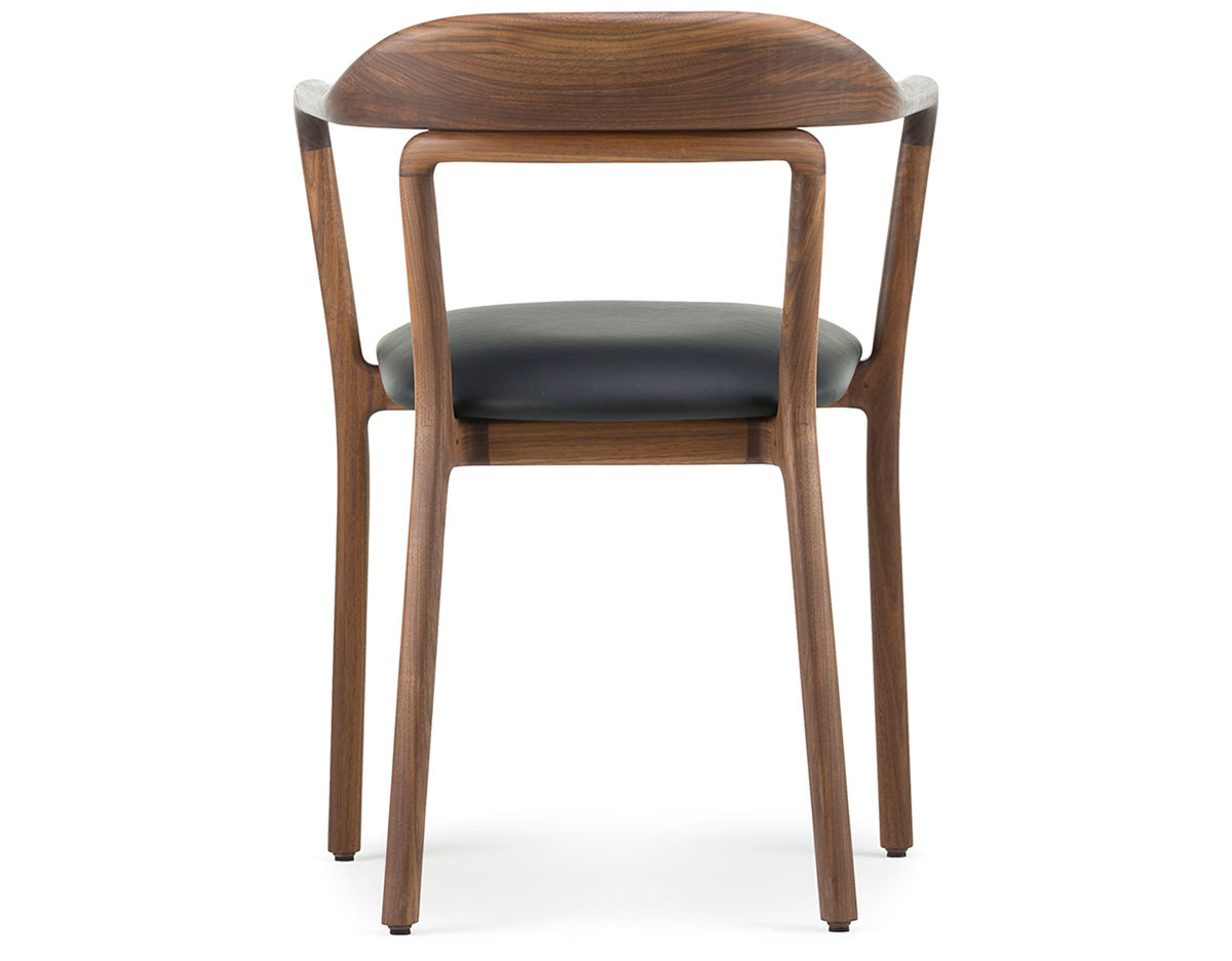 duet chair with upholstered seat 753s
