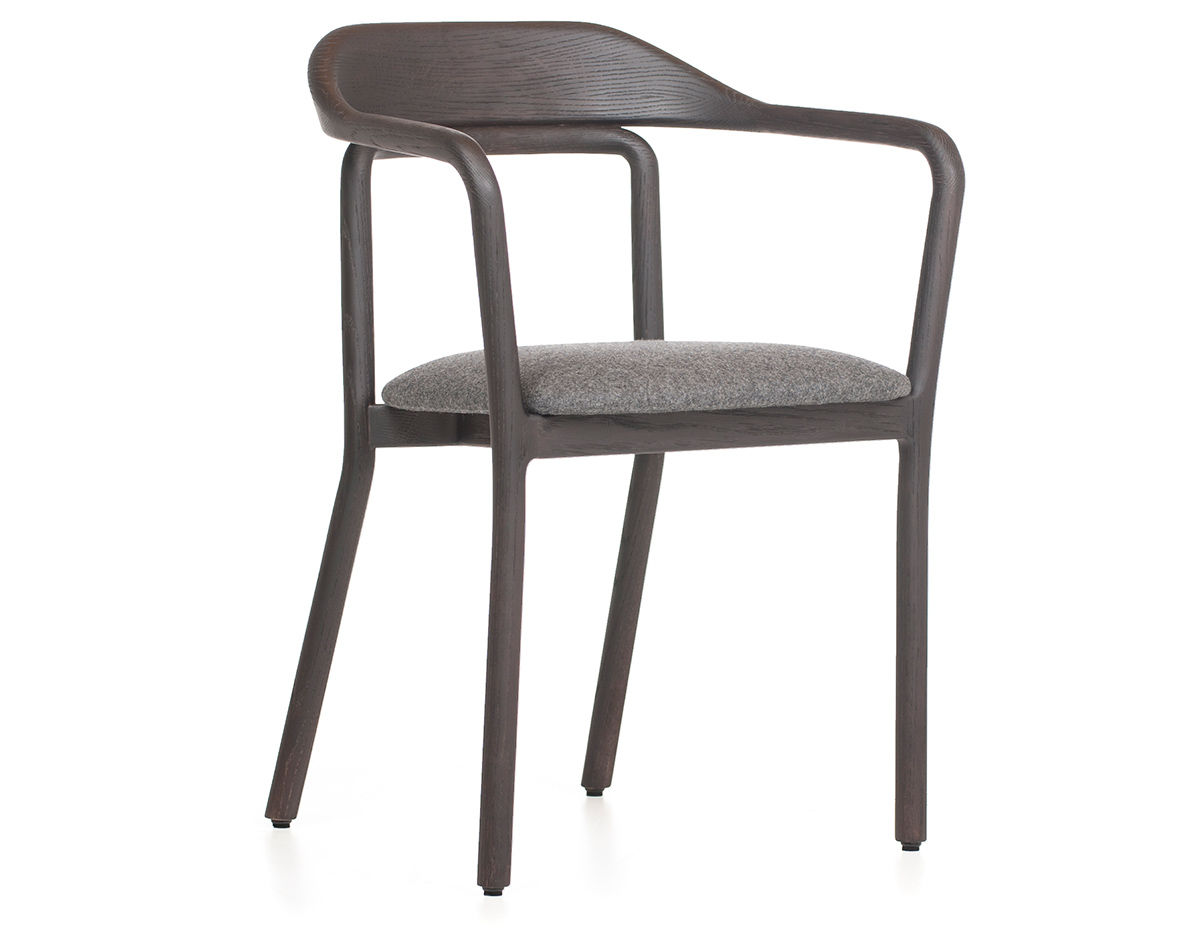 duet chair with upholstered seat 753s