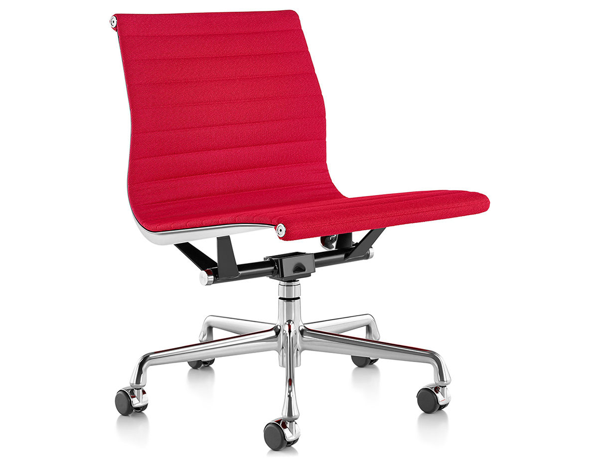 eames&reg aluminum group management chair with no arms