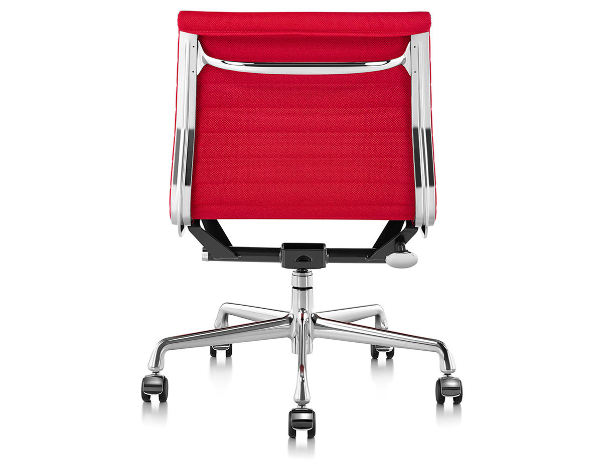 eames&reg aluminum group management chair with no arms