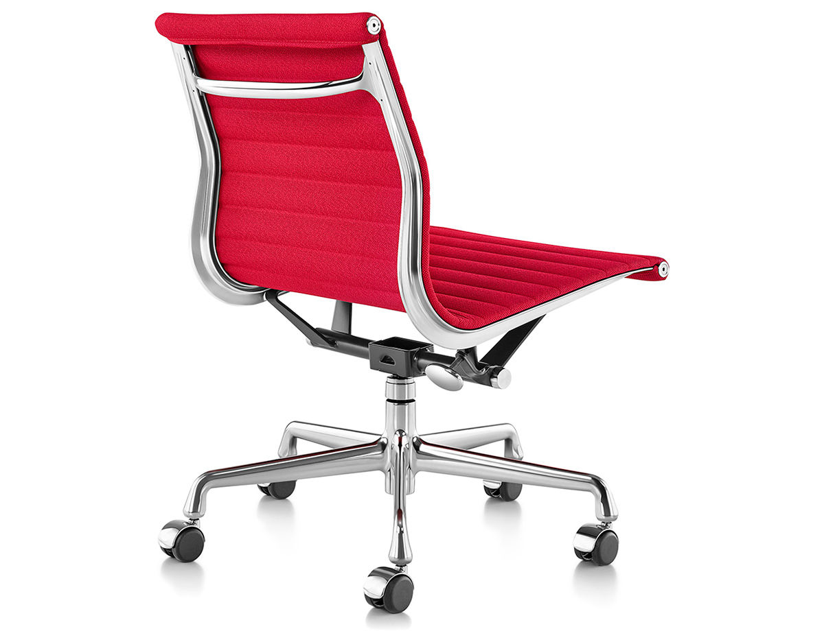eames&reg aluminum group management chair with no arms