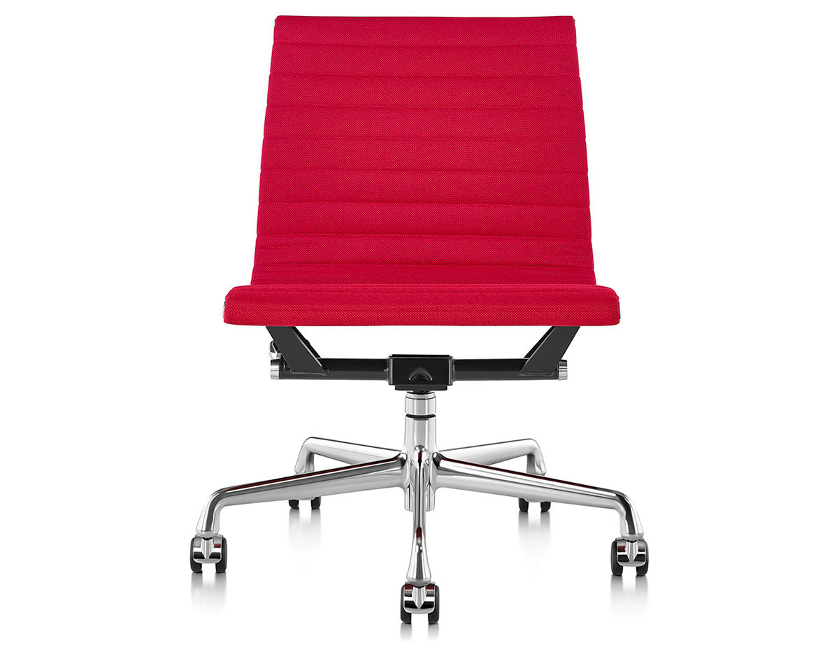 eames&reg aluminum group management chair with no arms