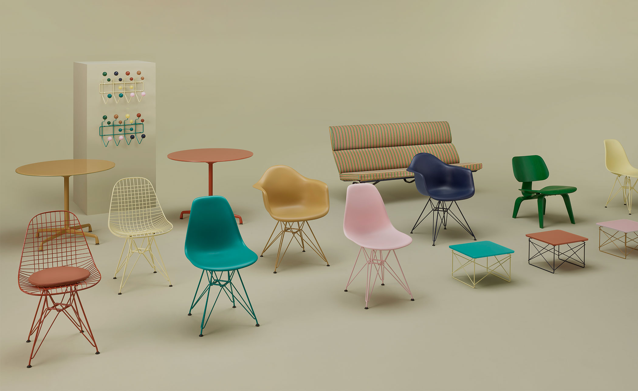 eames hang-it-all, herman miller x hay
