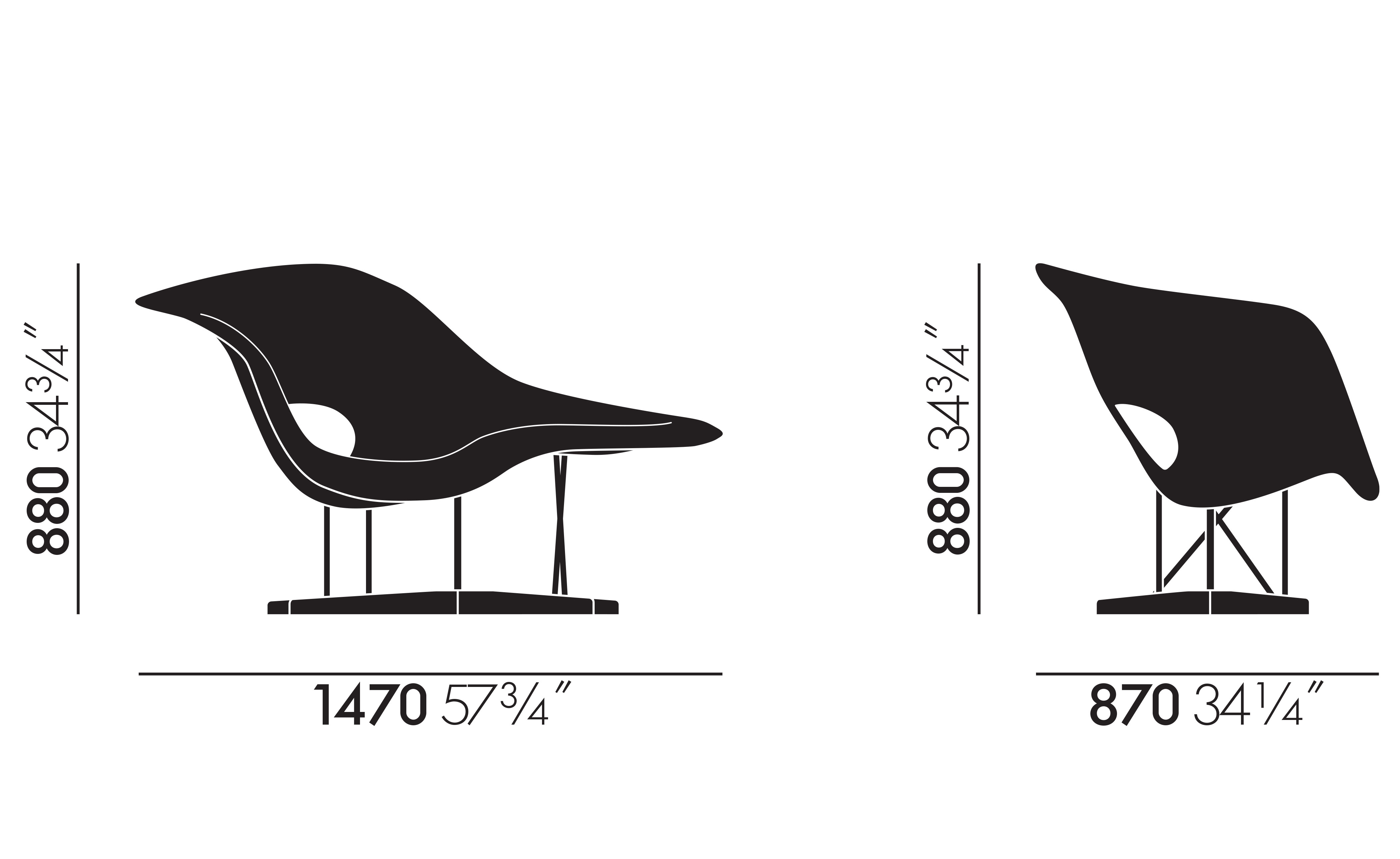 eames la chaise