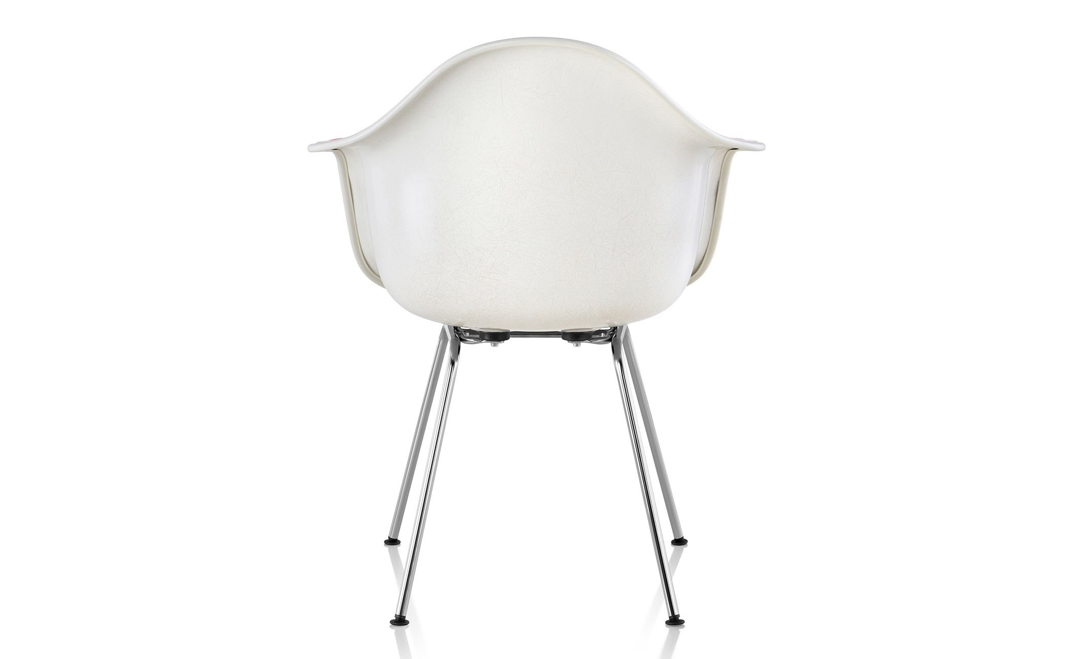 eames&reg; upholstered armchair with 4 leg base