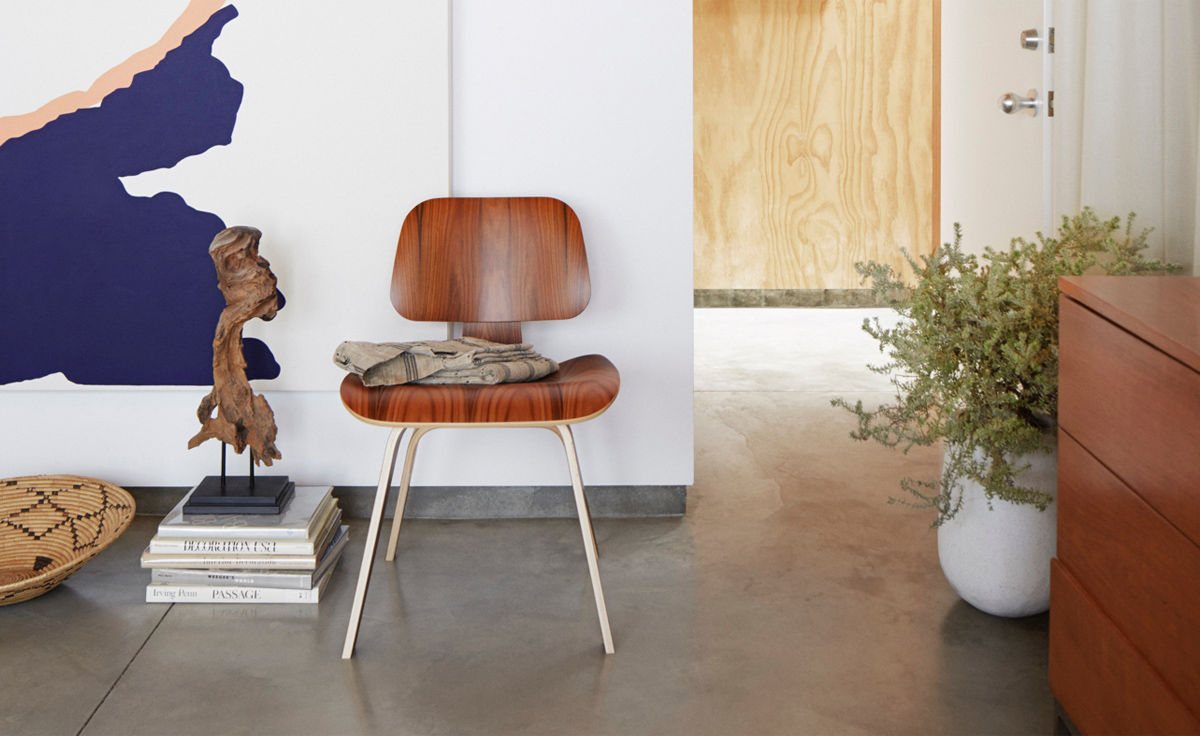 eames® molded plywood dining chair dcw