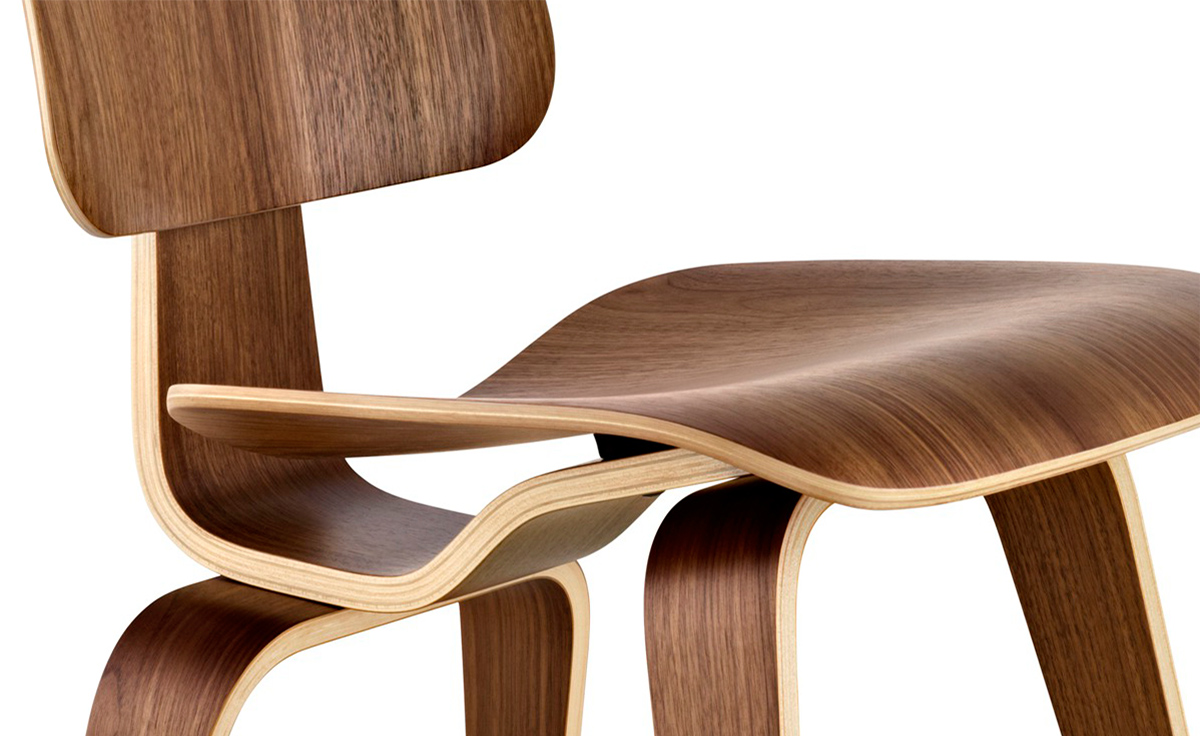 eames® molded plywood dining chair dcw