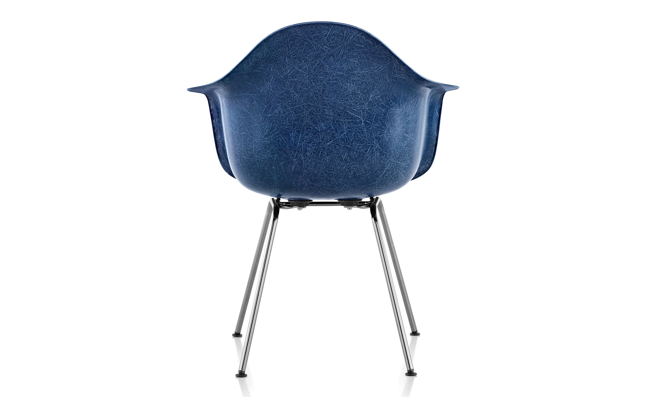 eames&reg; molded fiberglass armchair with 4 leg base