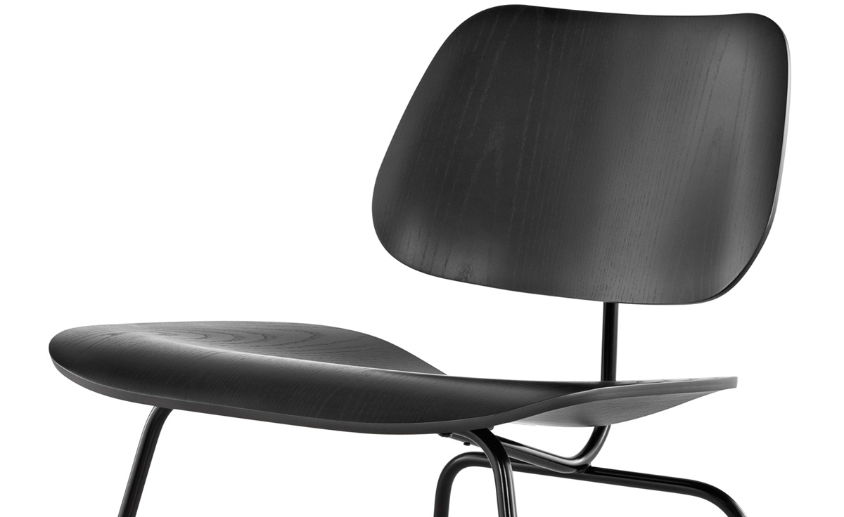 eames&reg; molded plywood lounge chair lcm