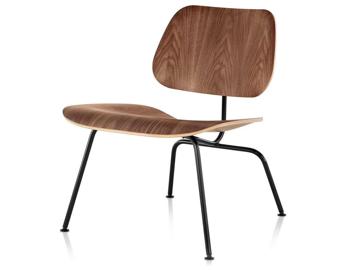 eames&reg; molded plywood lounge chair lcm