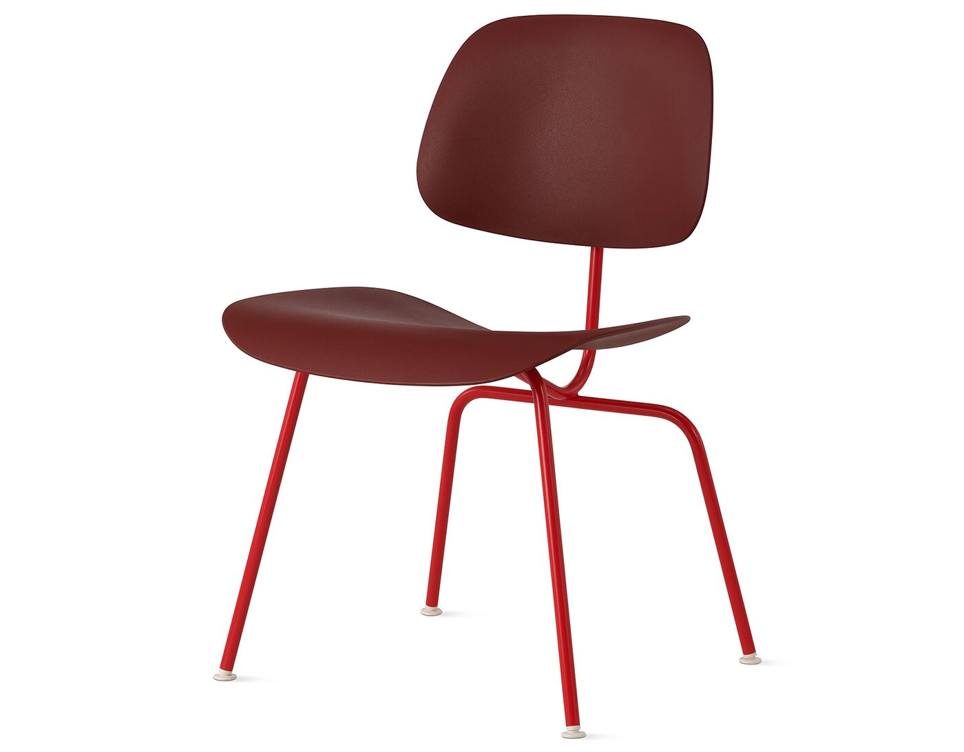 Eames Molded Plastic Dining Chair Metal Base EC-127