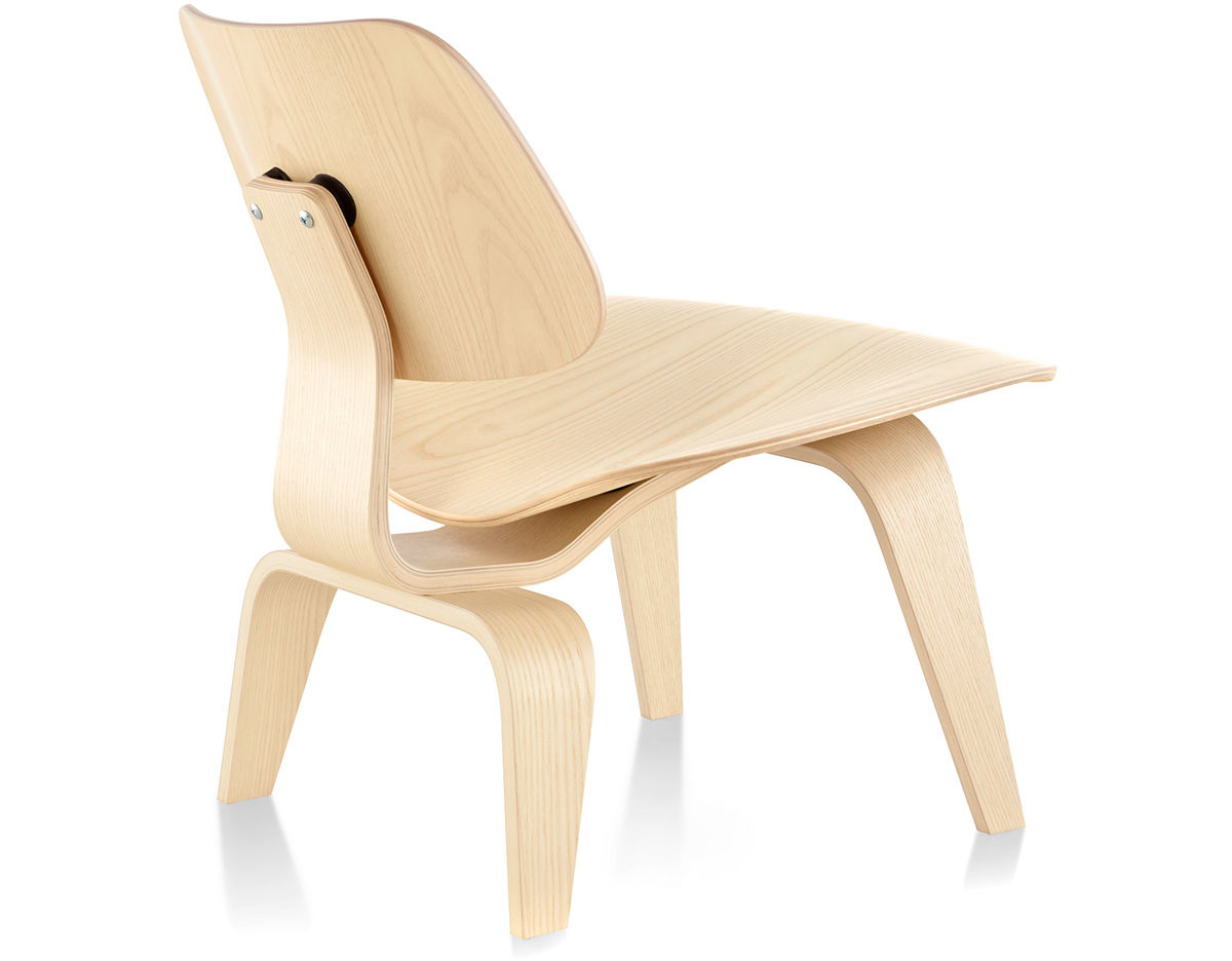 eames&reg; molded plywood lounge chair lcw