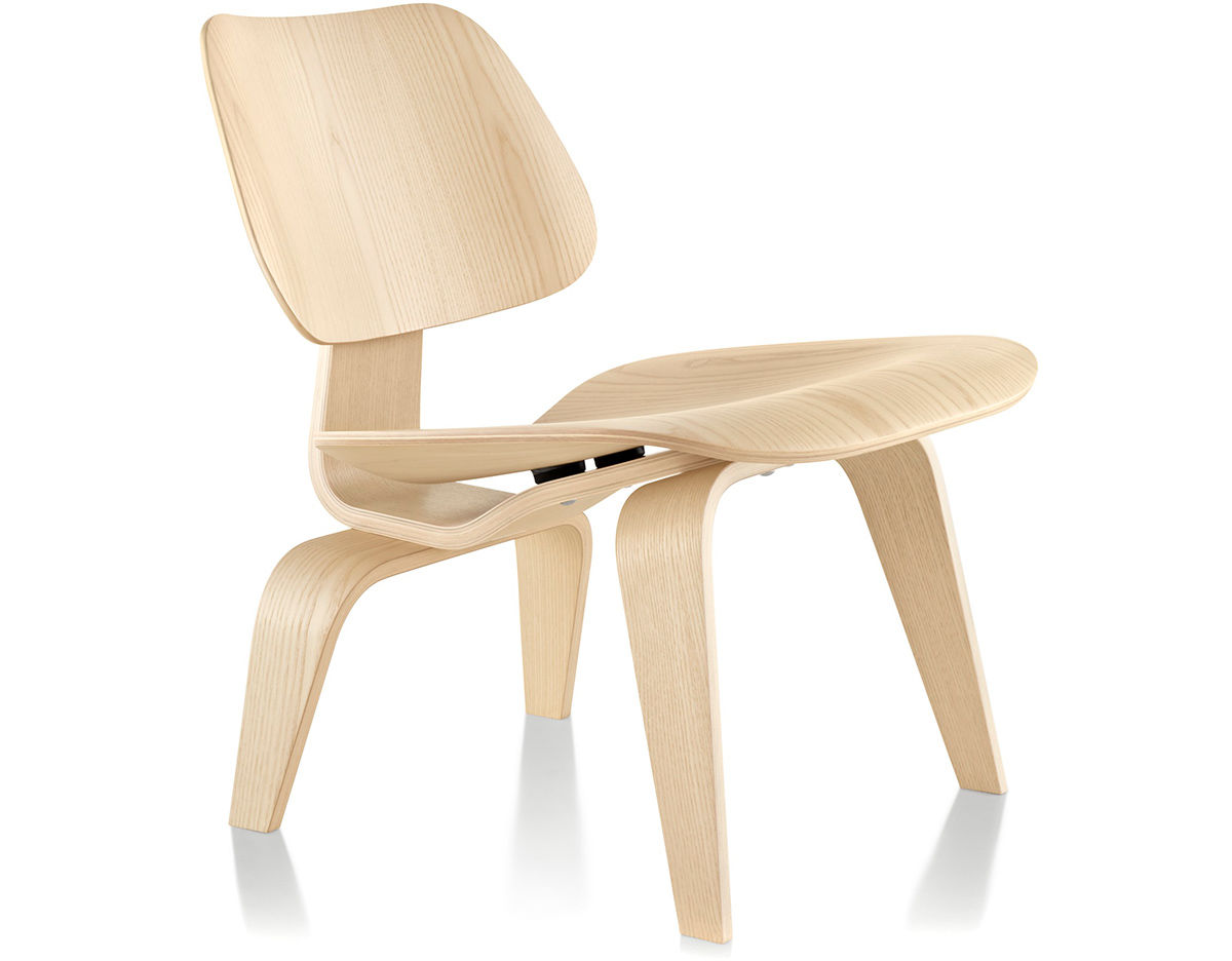 eames&reg; molded plywood lounge chair lcw
