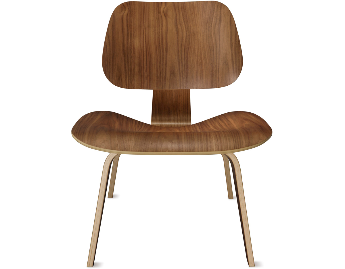 eames&reg; molded plywood lounge chair lcw