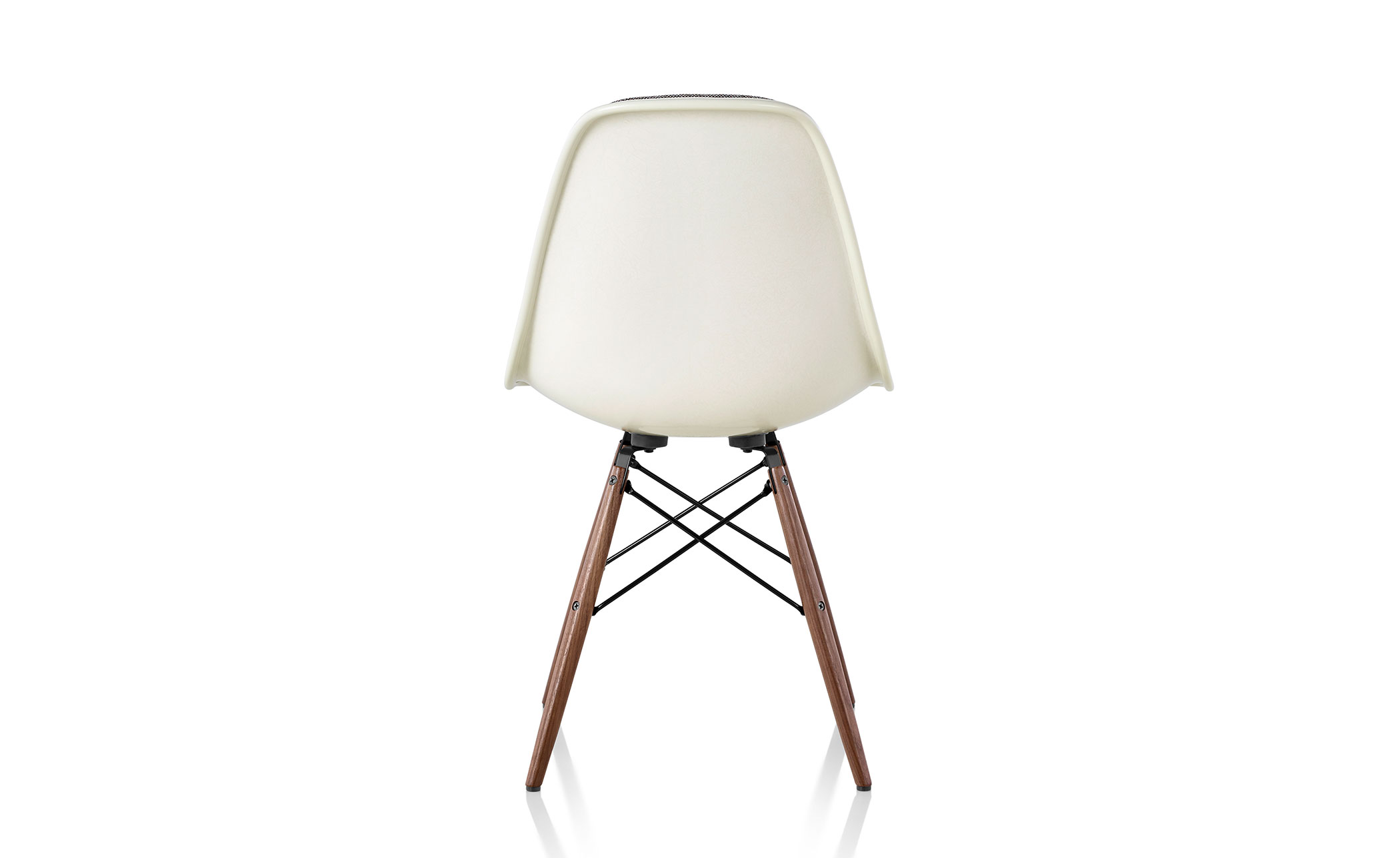 eames&reg; upholstered side chair with dowel base