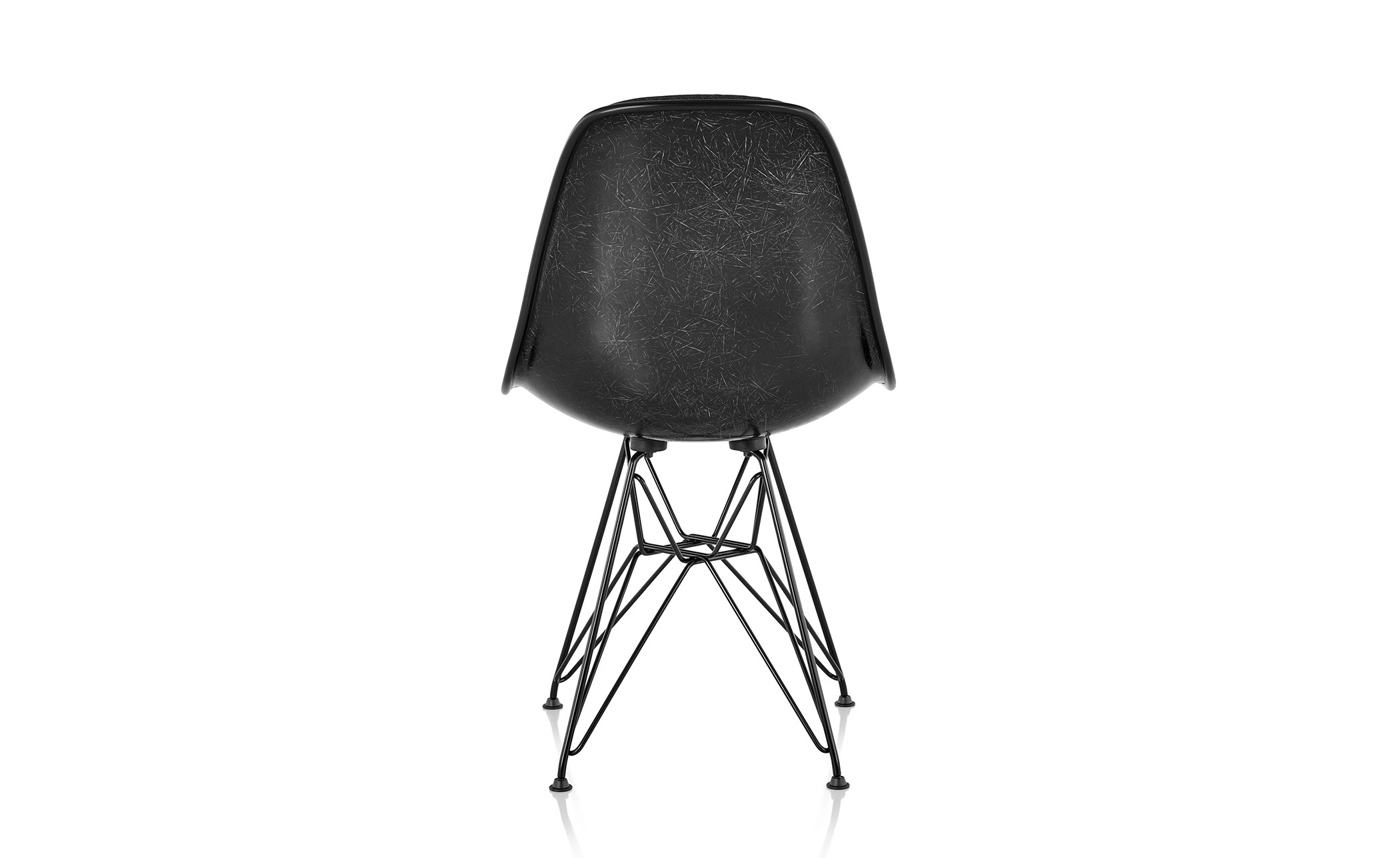 eames&reg; upholstered side chair with wire base