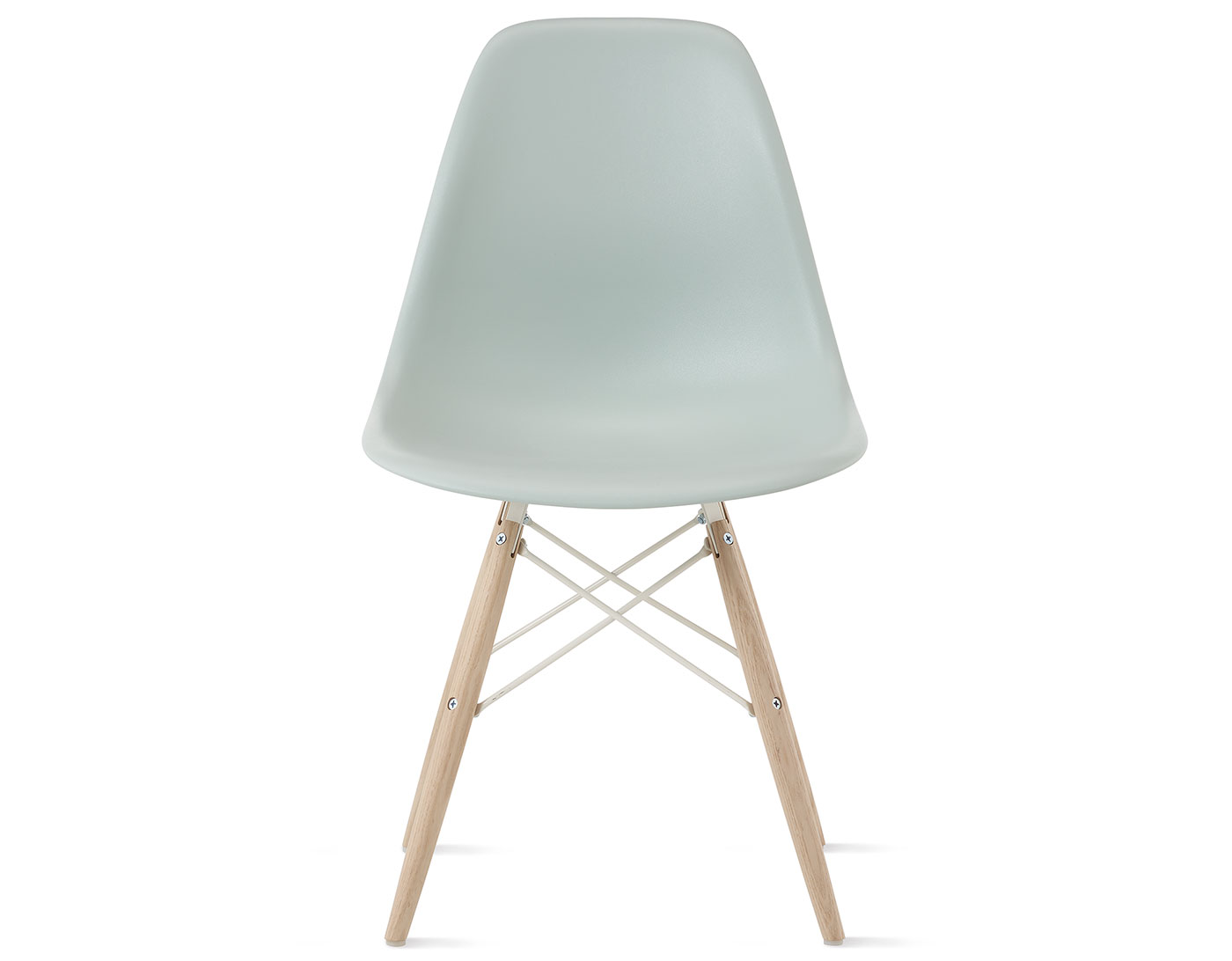 eames molded plastic side chair with dowel base