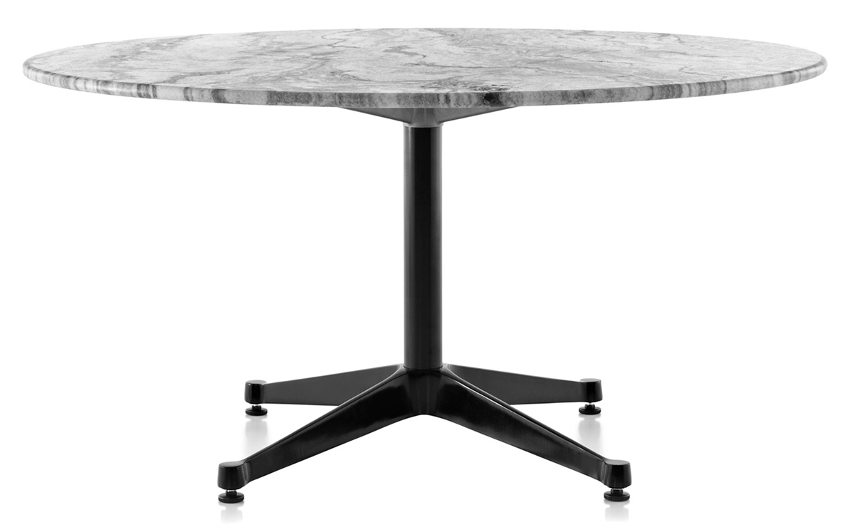 eames round contract base outdoor table