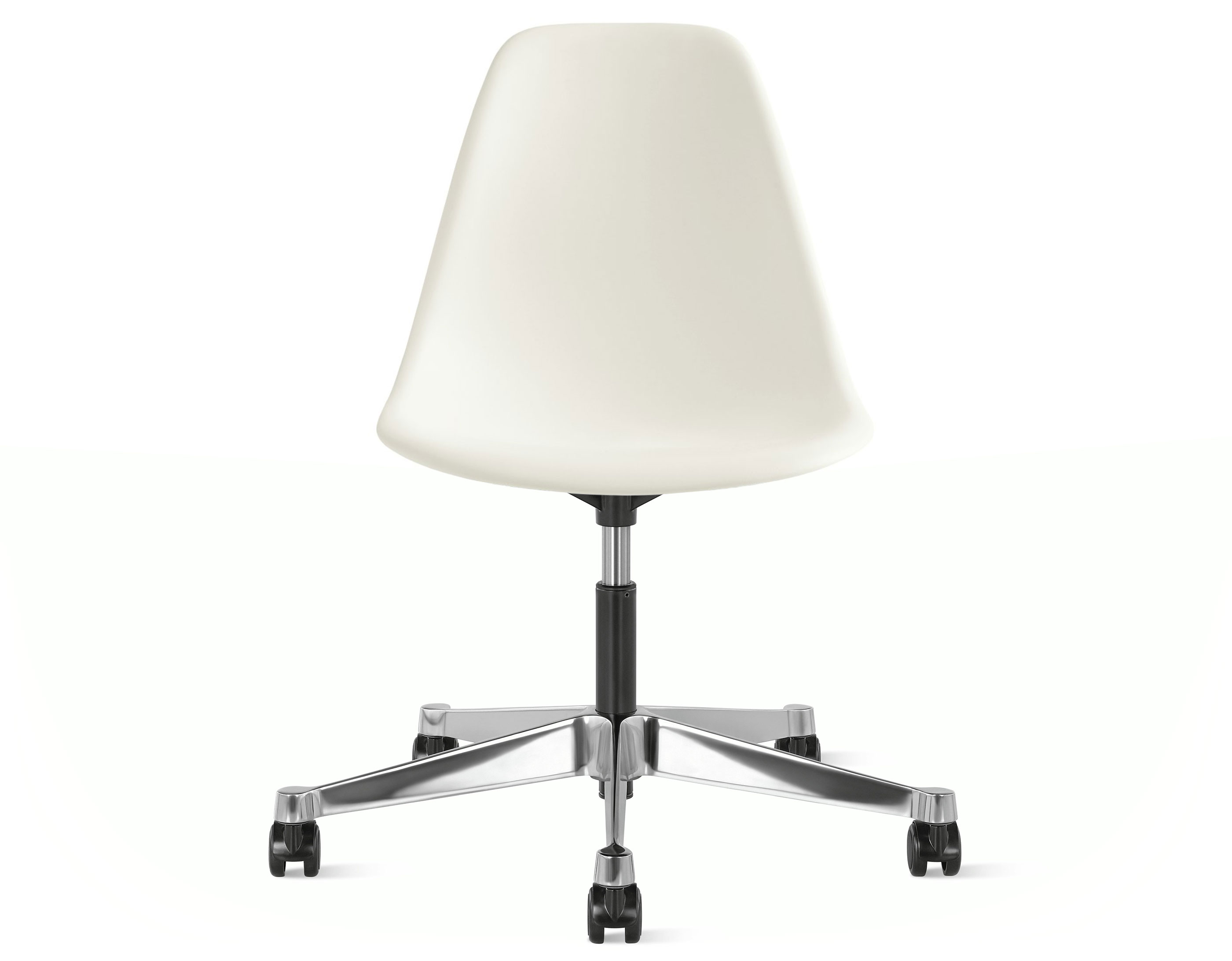 eames side chair with task base