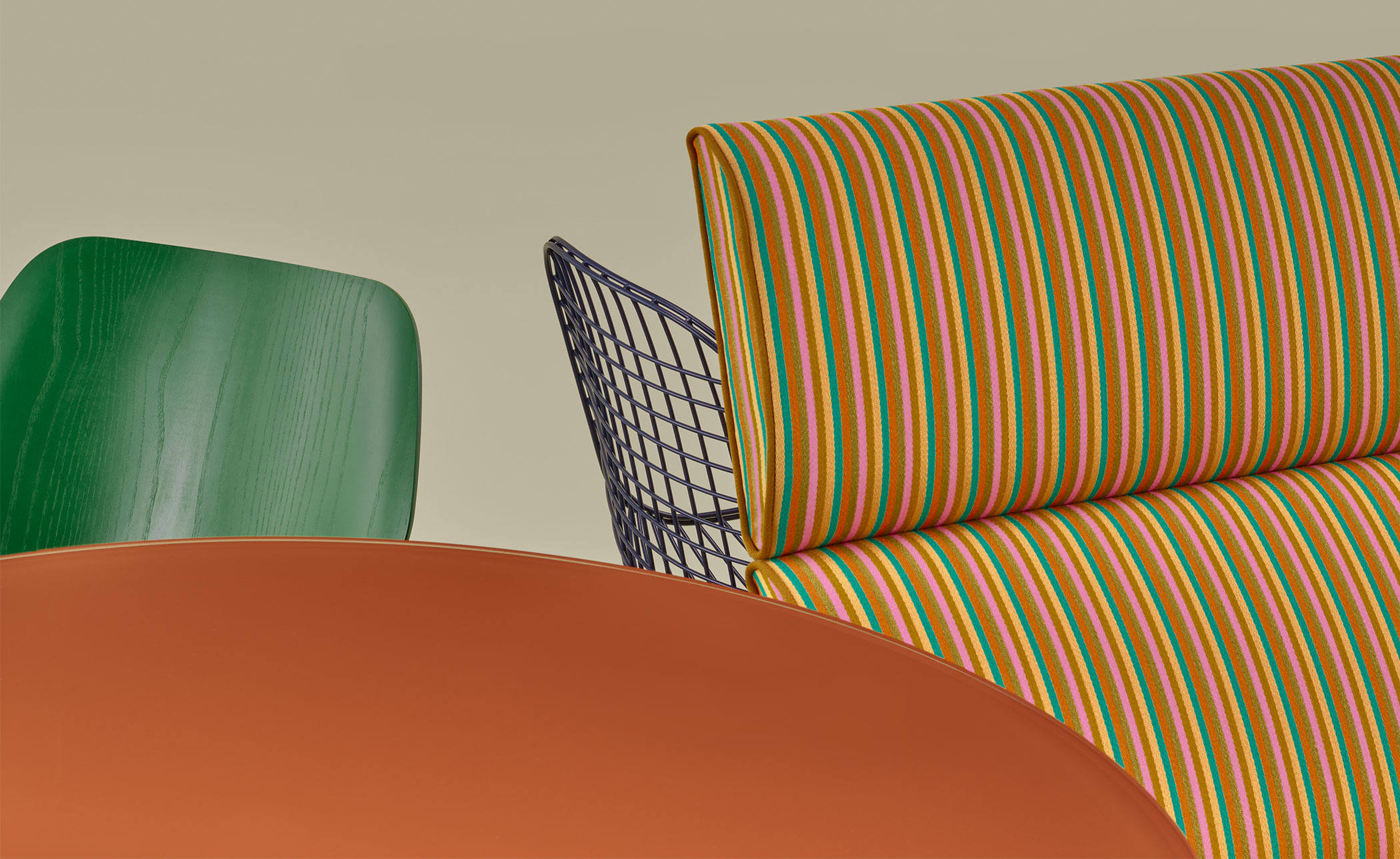 eames sofa compact, herman miller x hay