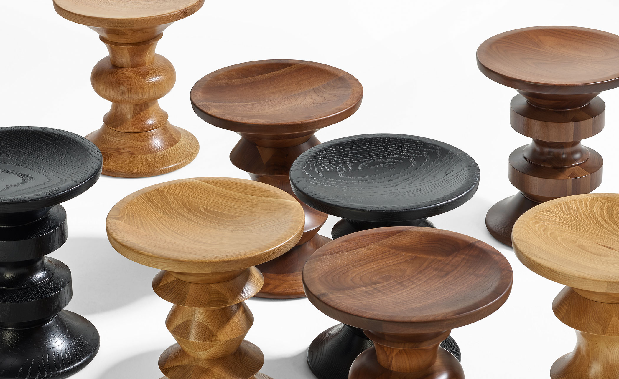 eames turned stool