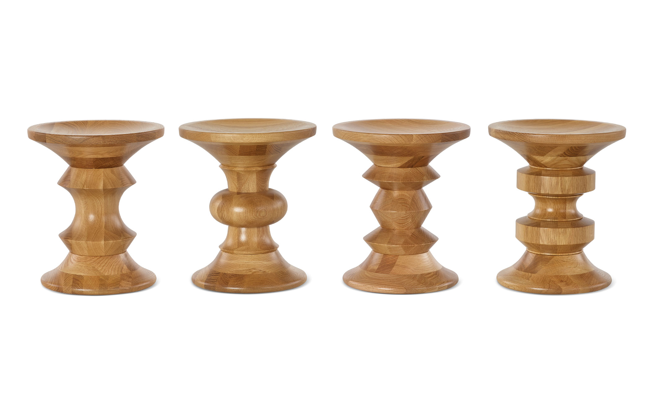 eames turned stool