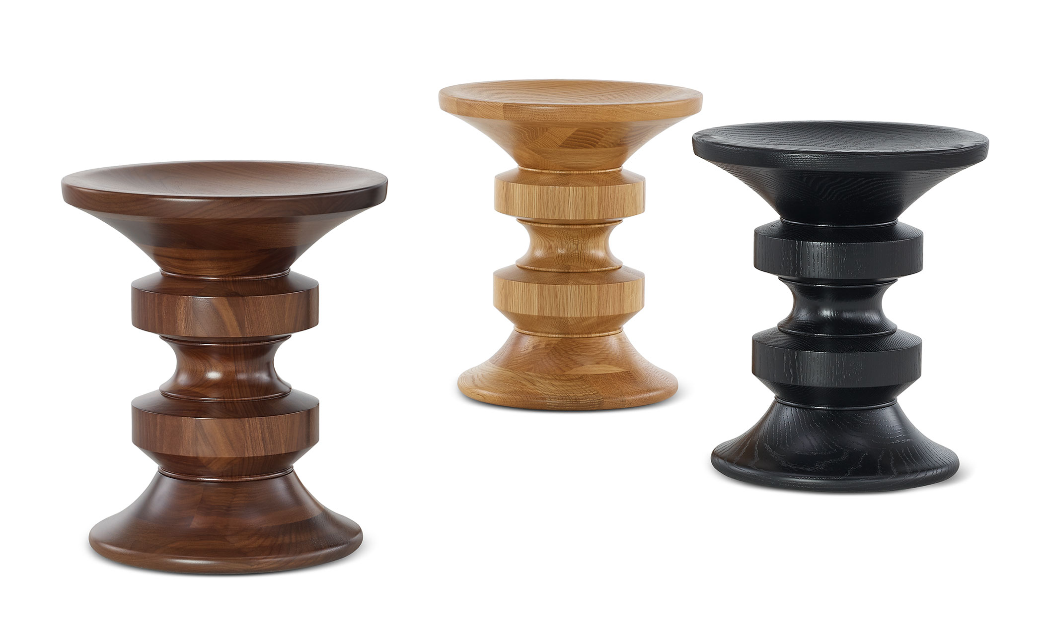 eames turned stool