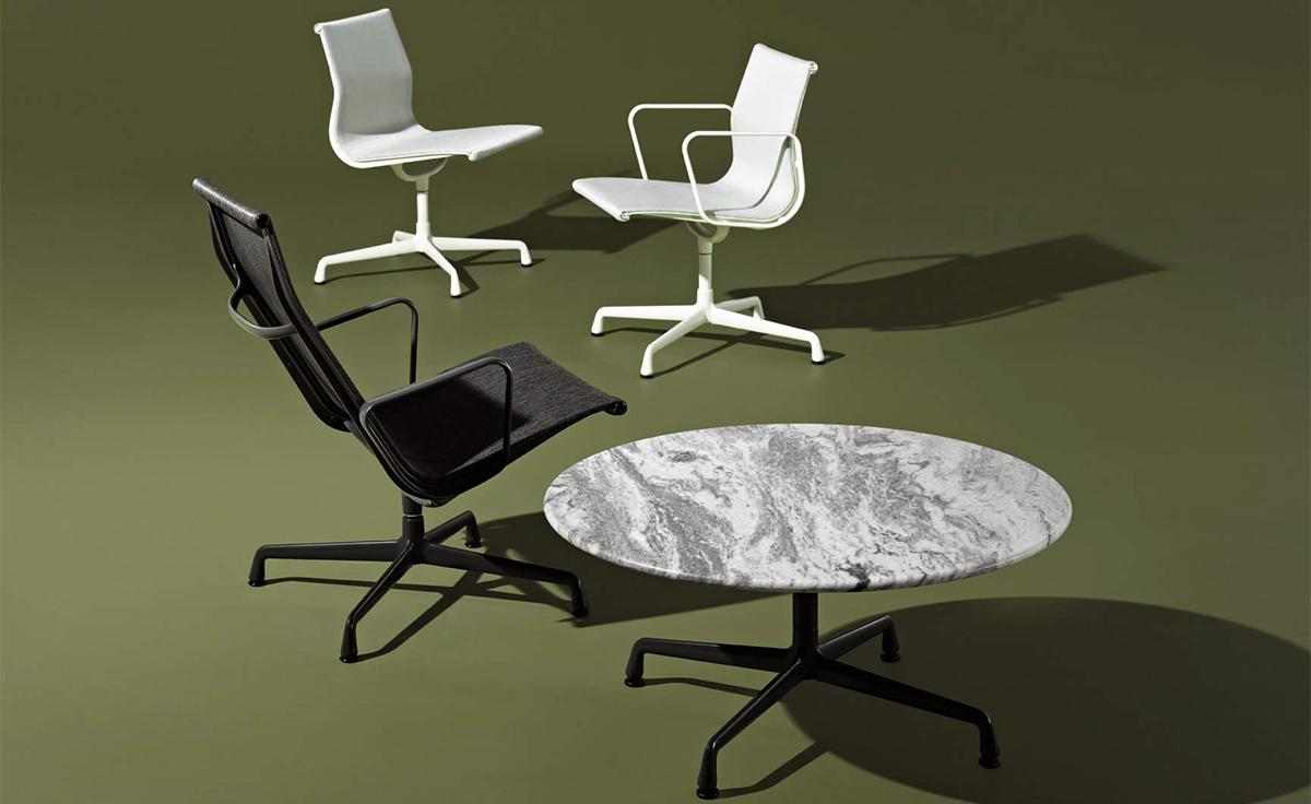 eames universal base outdoor table 36" dia.