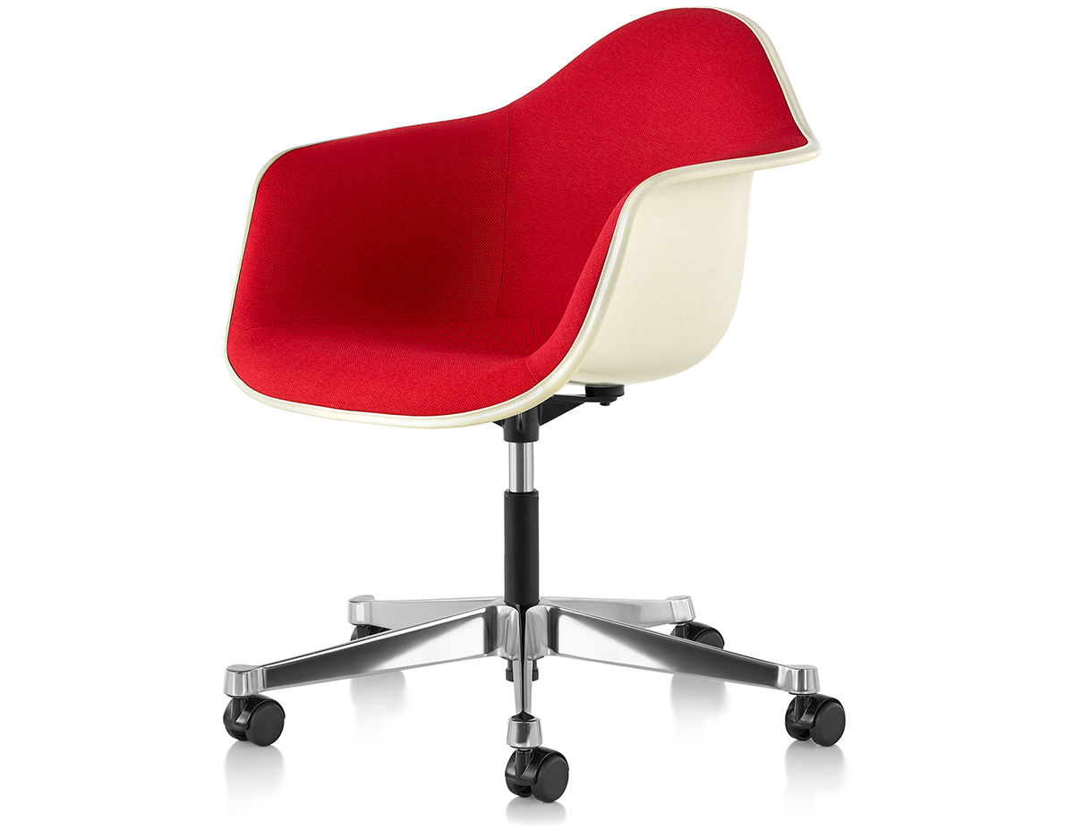 eames&reg; upholstered armchair with task base