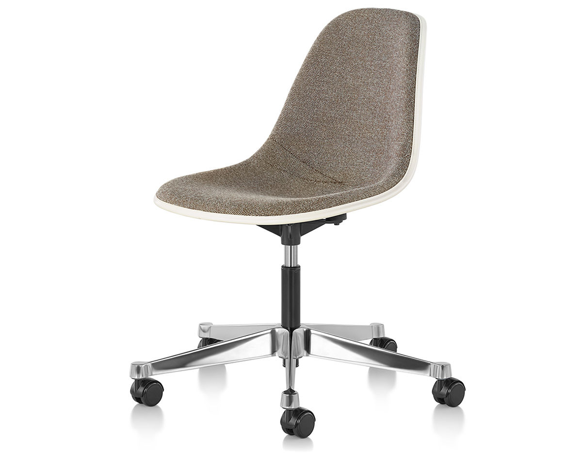 eames&reg; upholstered side chair with task base