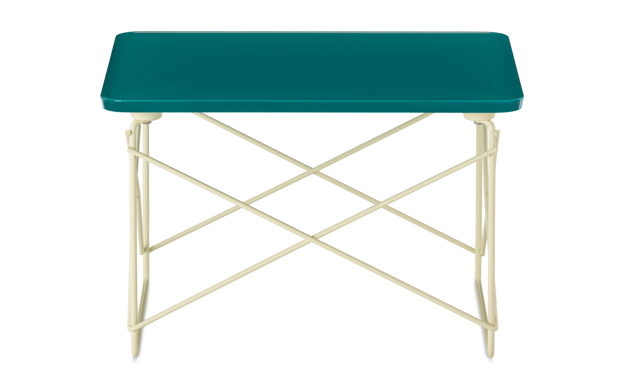 eames wire base low table, herman miller x hay