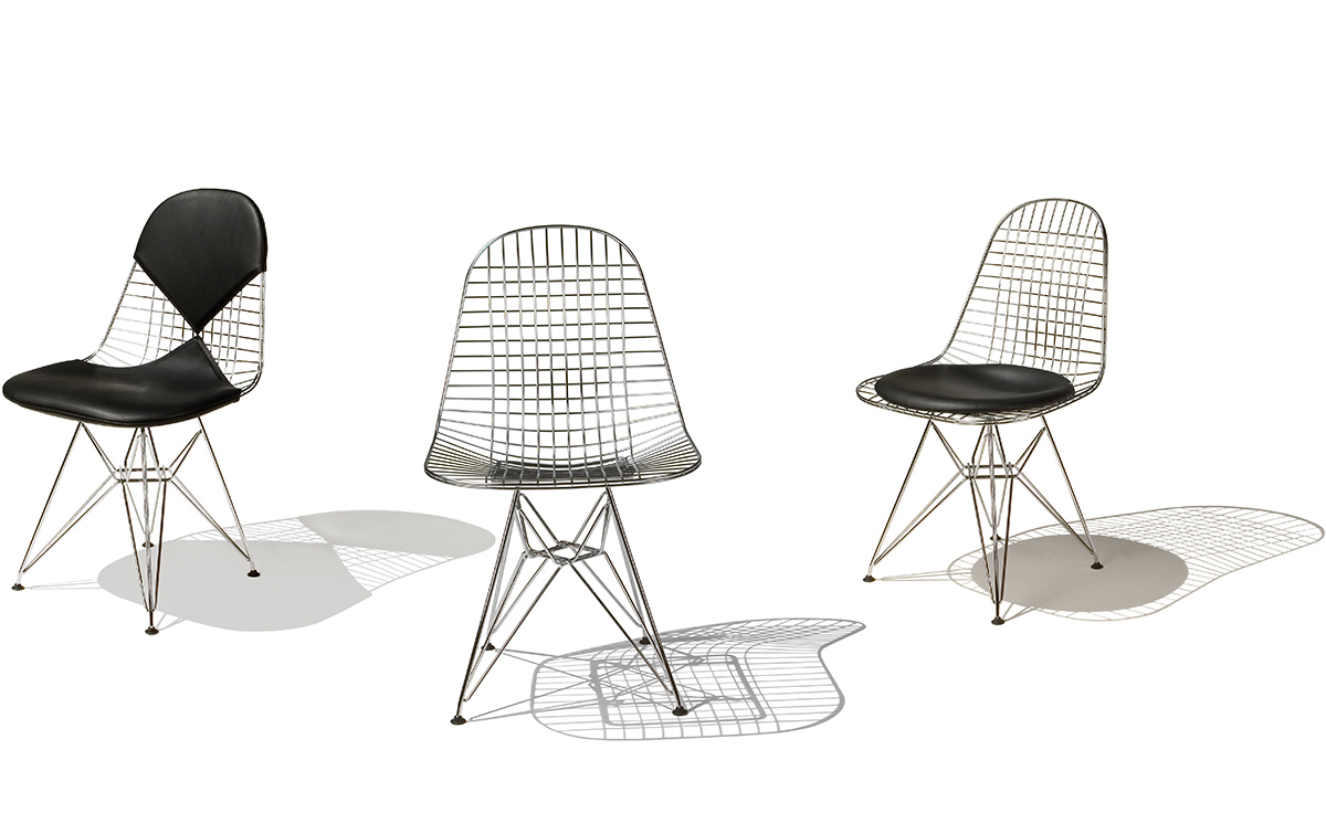 eames&reg; wire chair with wire base