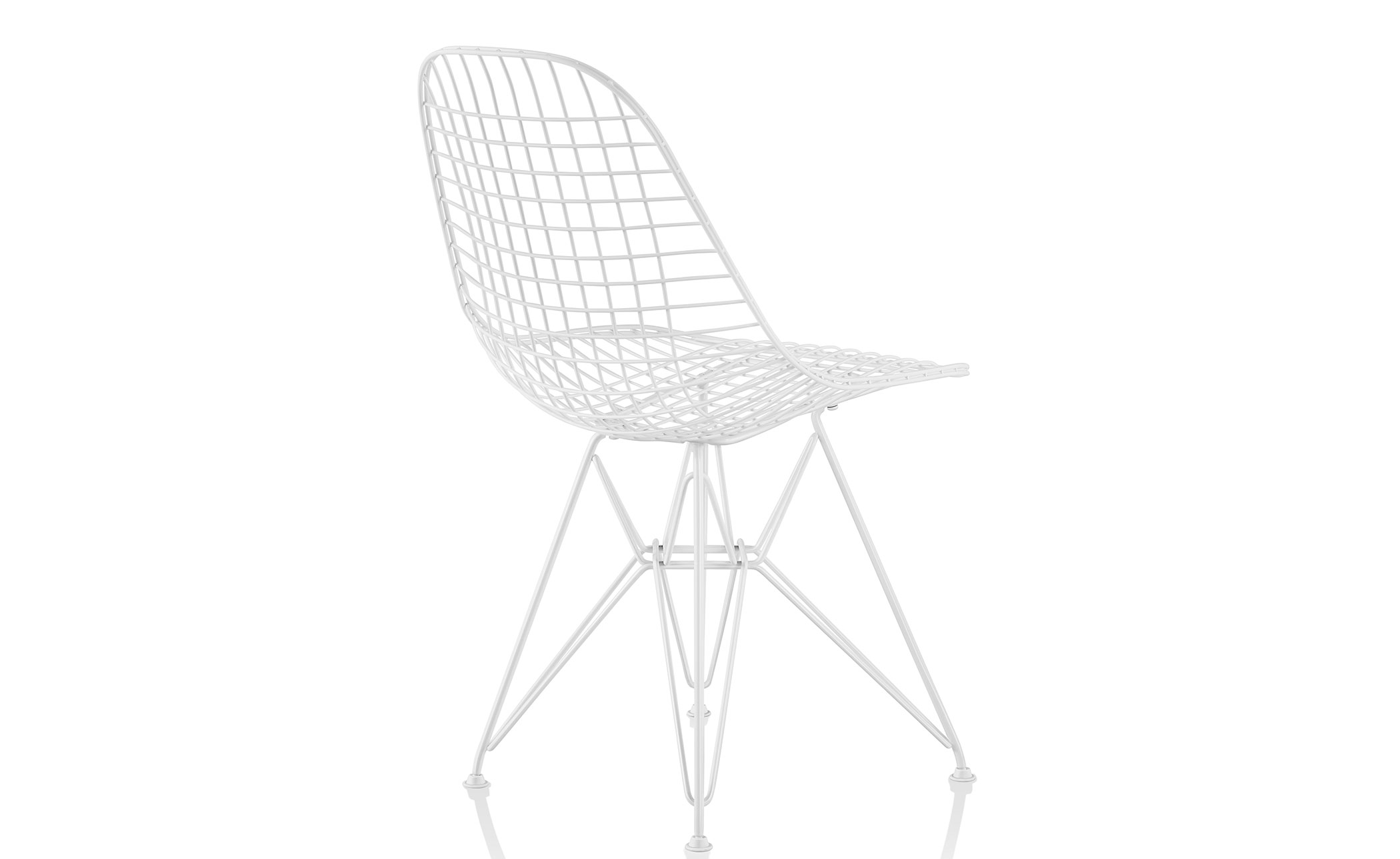 eames® outdoor wire chair with wire base