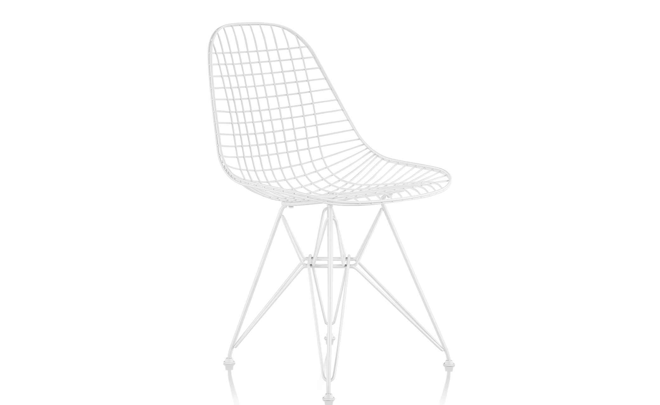 eames® outdoor wire chair with wire base