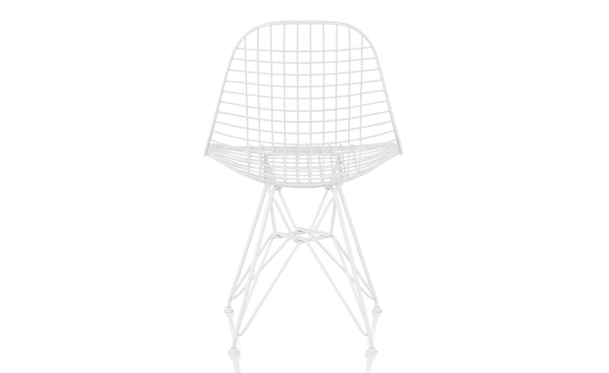 eames® outdoor wire chair with wire base