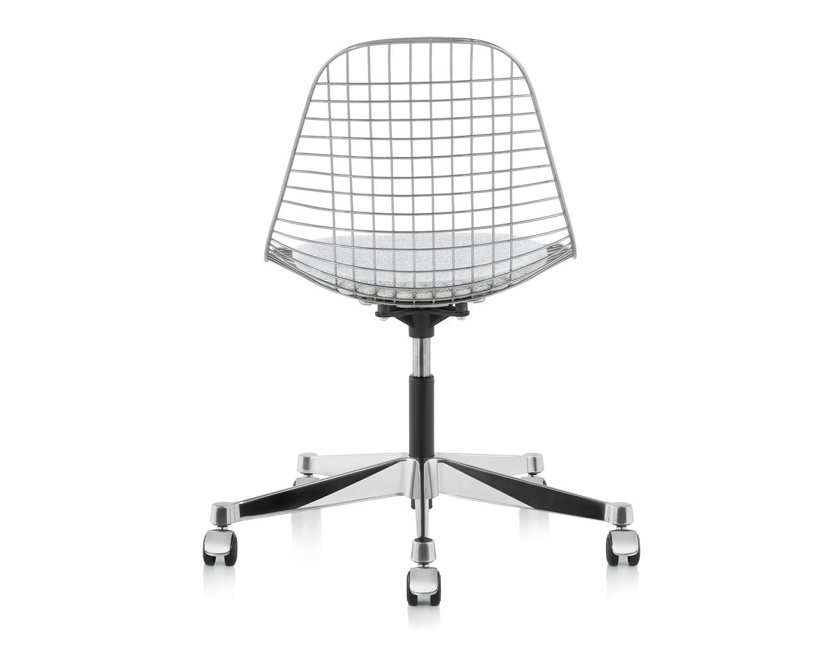 eames&reg; wire side chair with task base