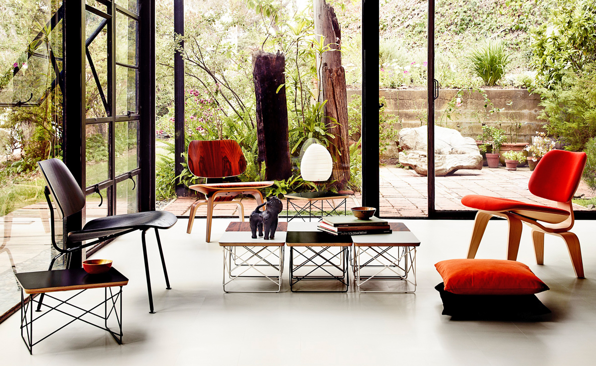 eames® wire base low table