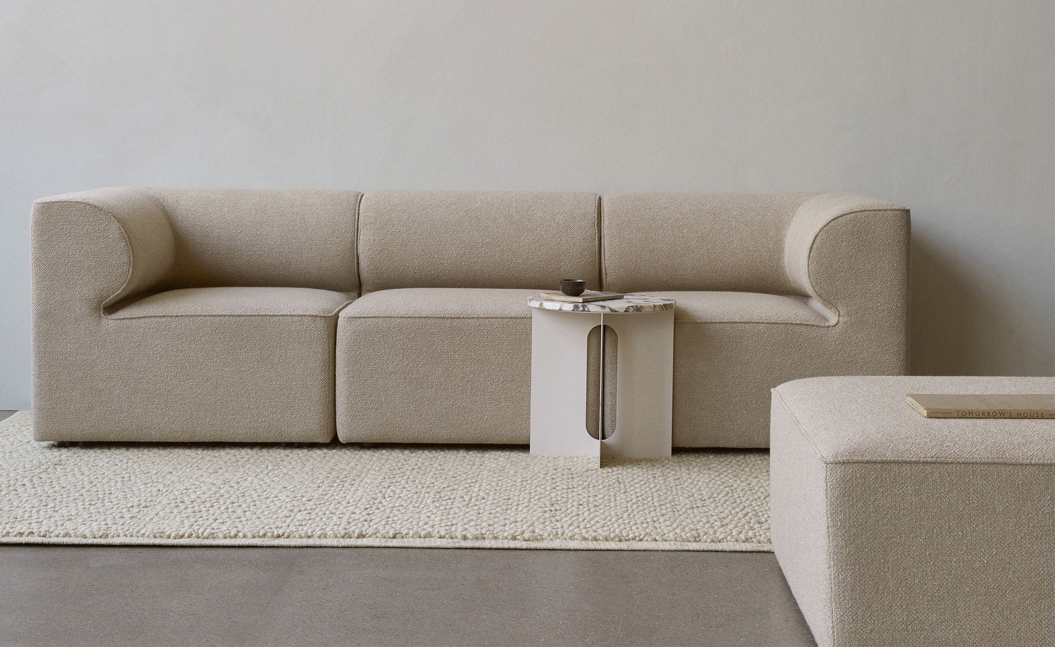 Eave Open Ended Sofa with Chaise 34" depth