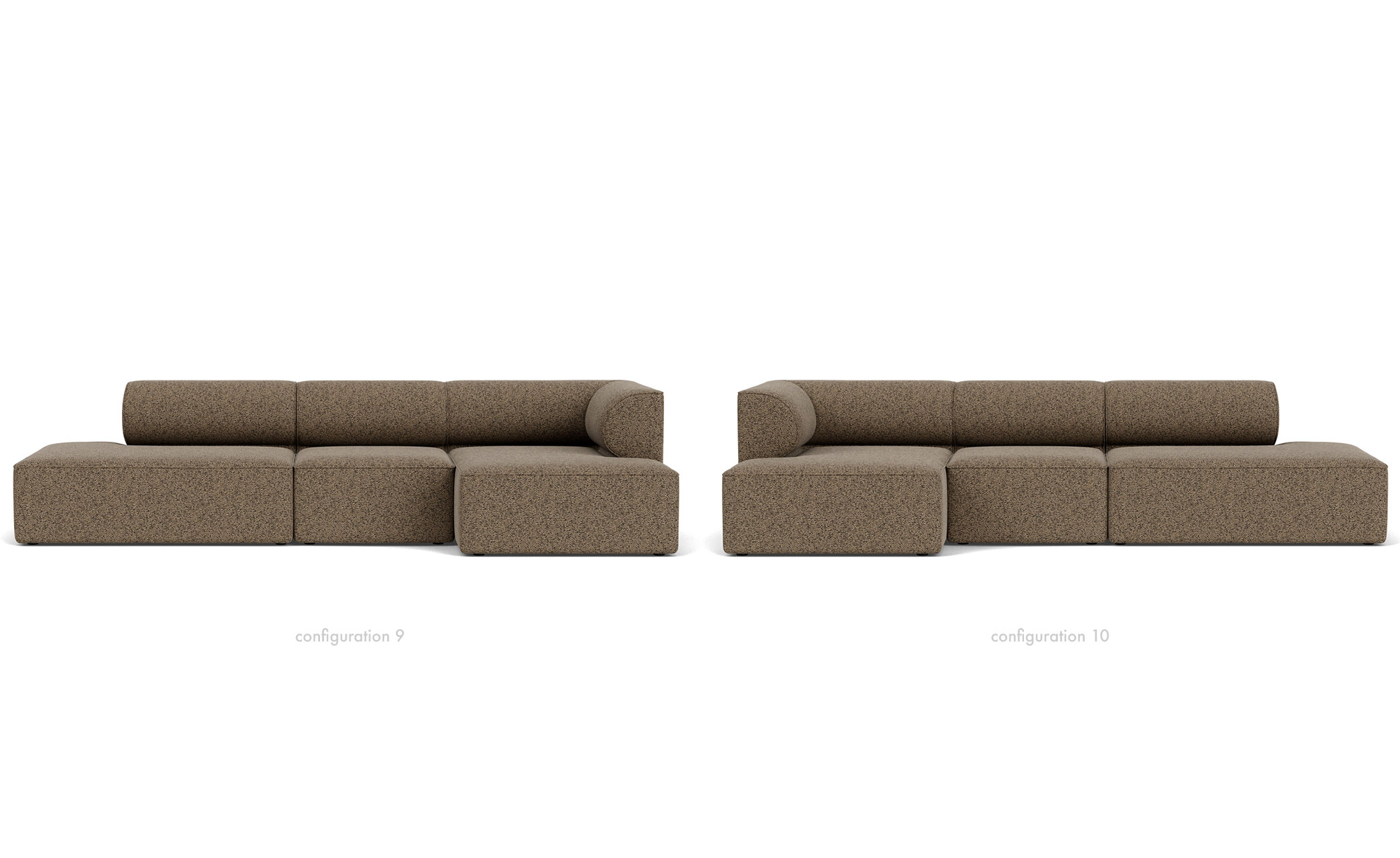 Eave Open Ended Sofa with Chaise 38" depth