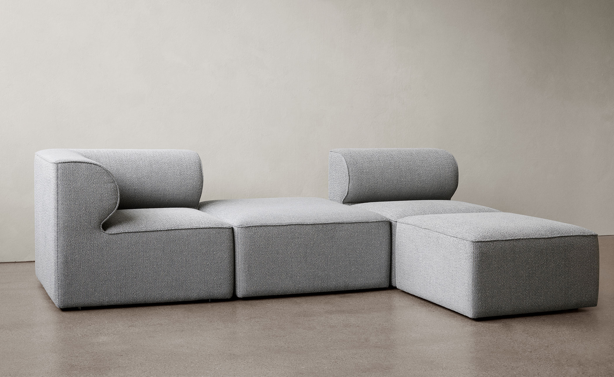 Eave Open Ended Sofa with Chaise 38" depth
