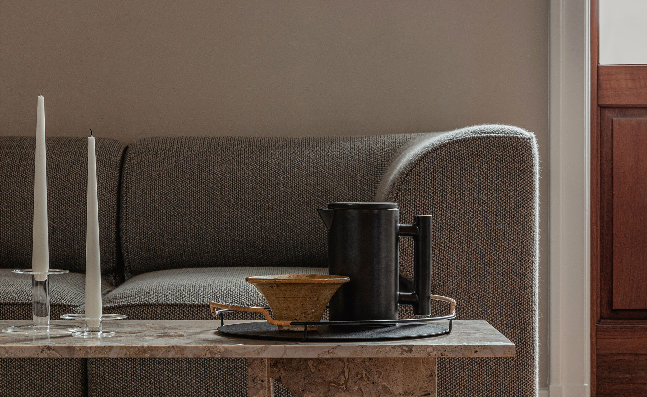 Eave Pouf 34" depth