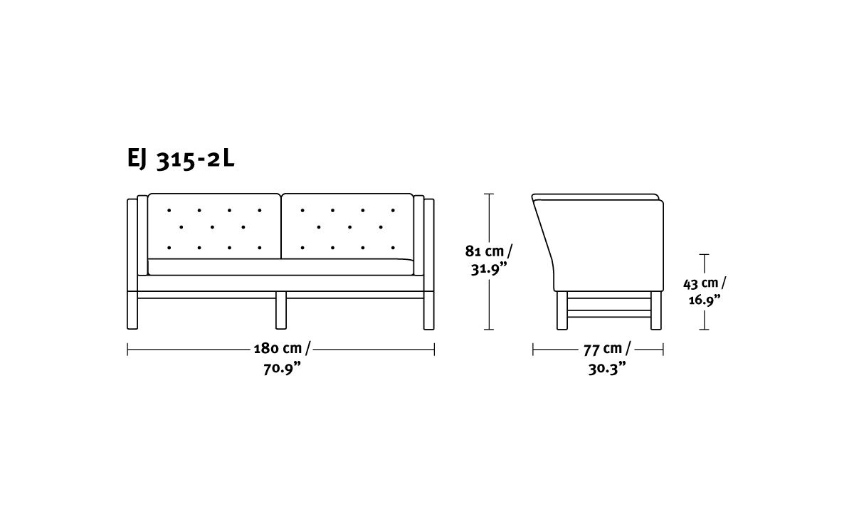 ej315 2.5-seat sofa