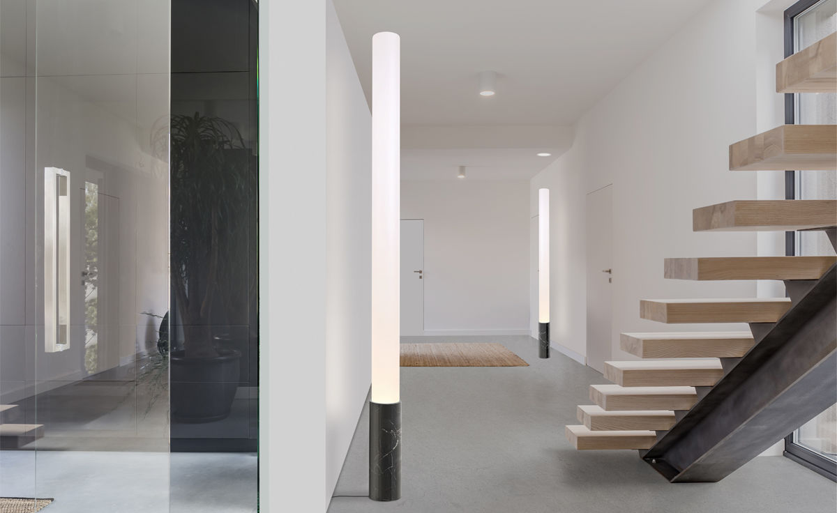 elise marble floor lamp