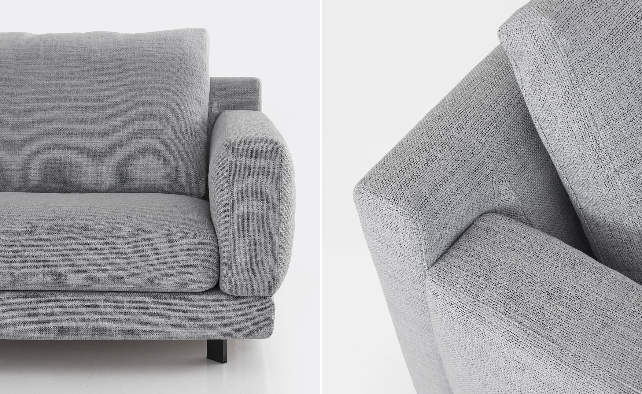 elle 3 seat standard depth sofa