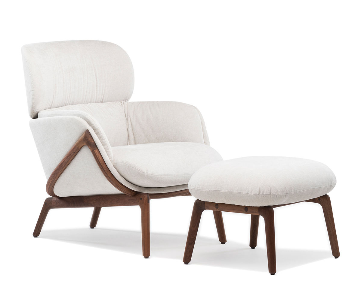elysia 101 lounge chair & nino ottoman