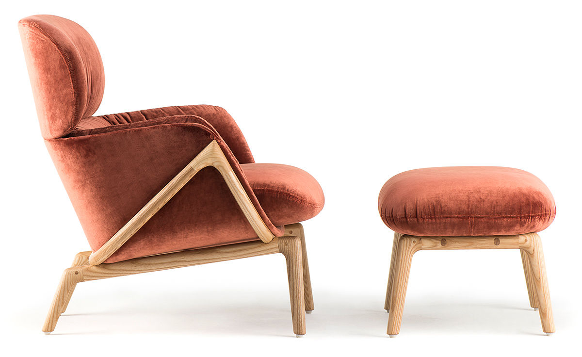 elysia 101 lounge chair & nino ottoman