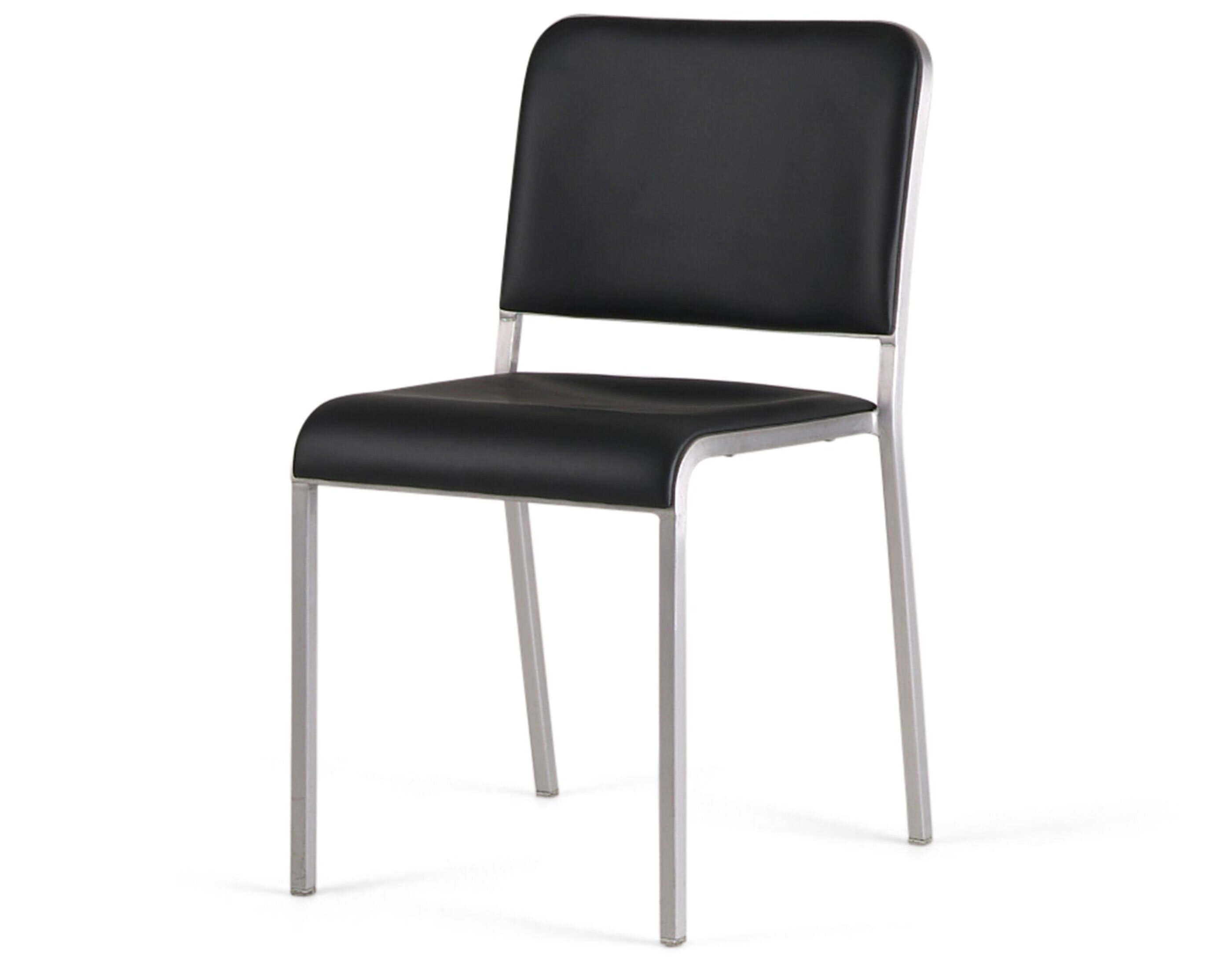 emeco 20-06 stacking chair fully upholstered