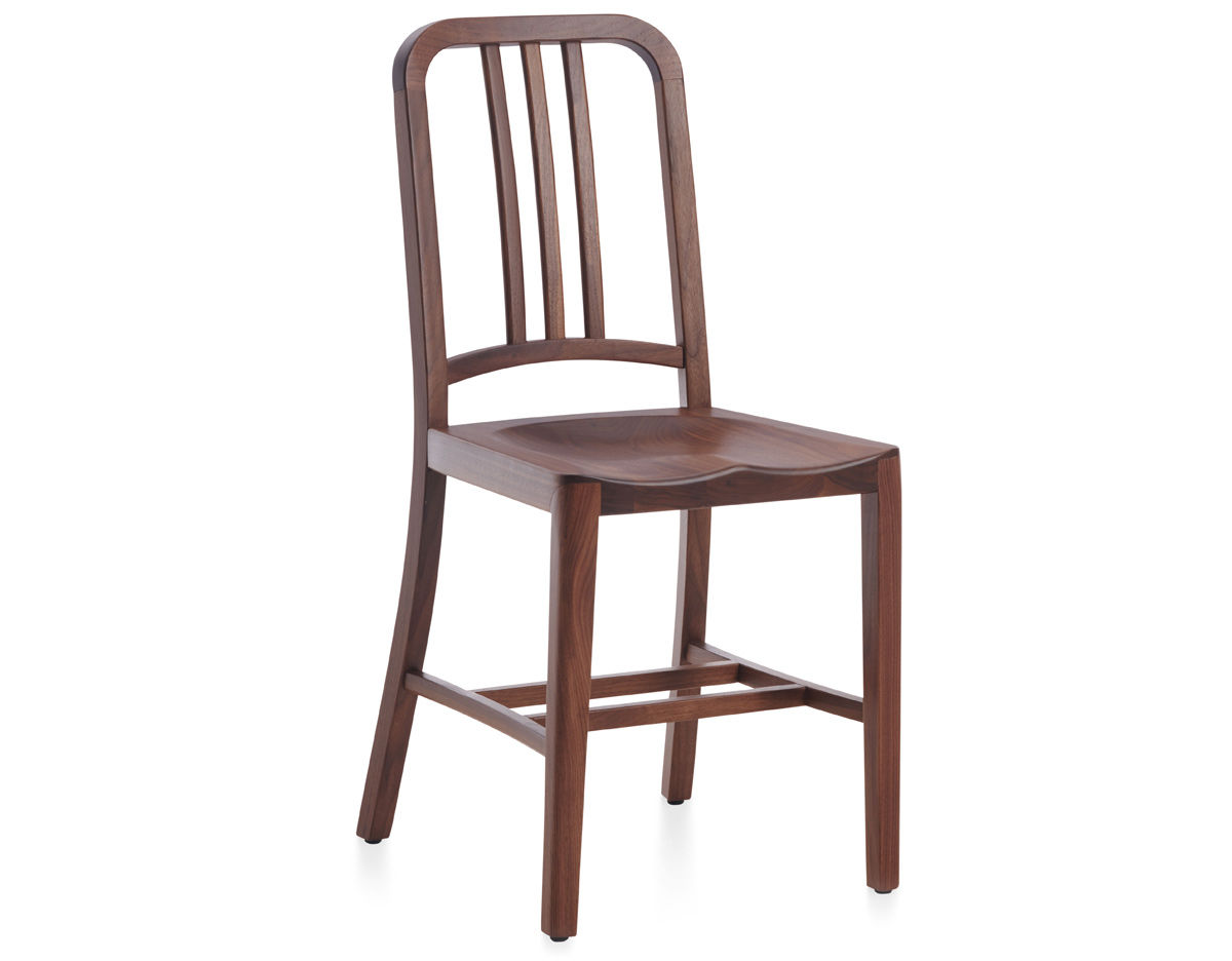 emeco navy wood chair