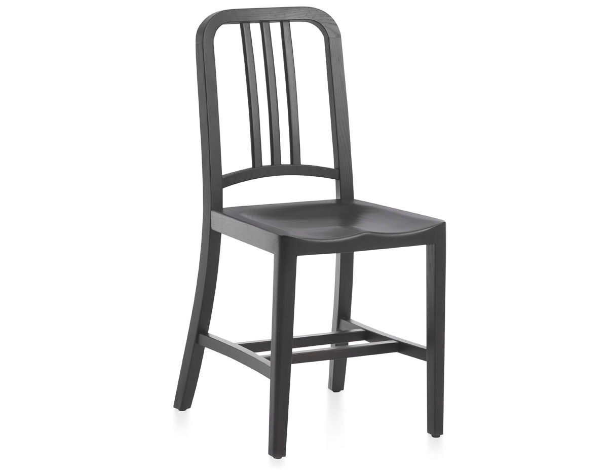 emeco navy wood chair