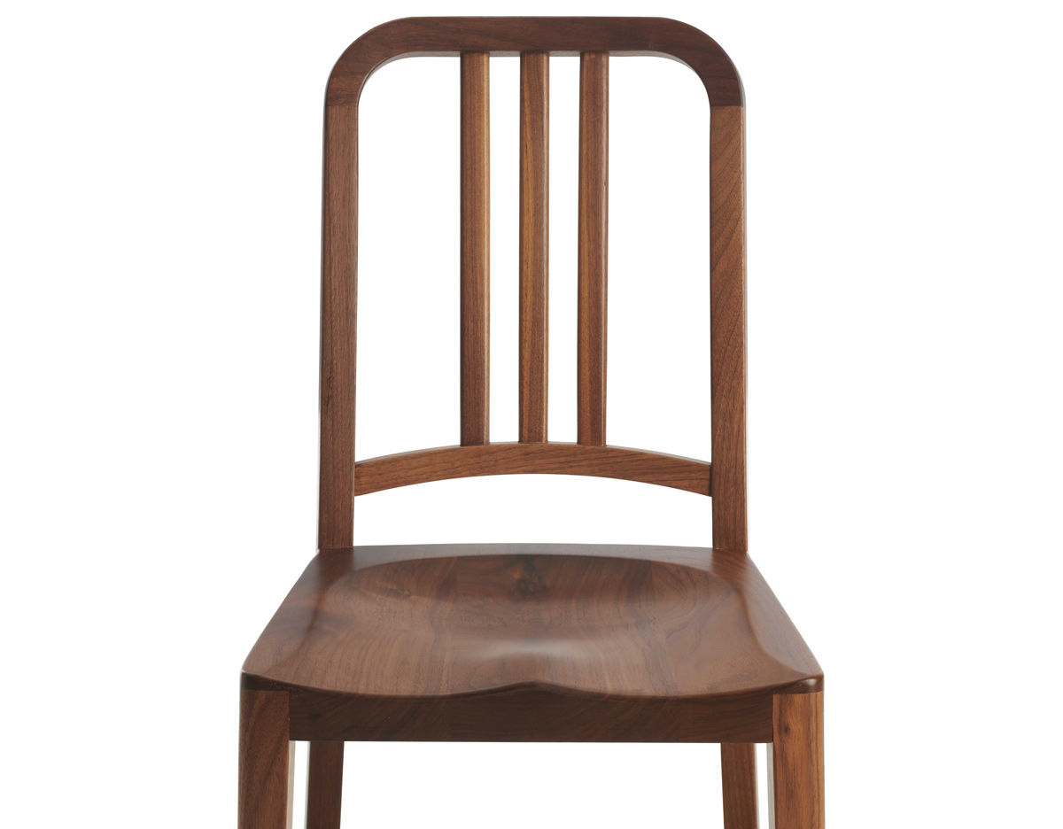 emeco navy wood chair